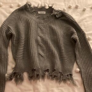 MOST ADORABLE grey sweater